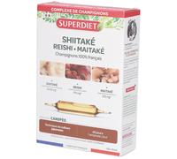 Superdiet Shiitaké - 10% avec le code: 926CE Ampoule(S) 20 pc(s)