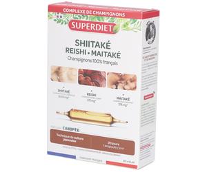 Superdiet Shiitaké - 10% avec le code: 926CE Ampoule(S) 20 pc(s)