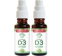 Superdiet Spray Buccal Vitamine D3 - 10% avec le code: 926CE 2x20 ml