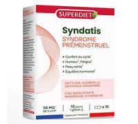 Superdiet Syndatis Syndrome prémenstruel Complexe phyto-nutrition 15 gélules