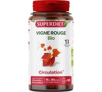 SUPERDIET Vigne Rouge Bio Circulation - 10% avec le code: 926CE Capsule(S) 90 pc(s)