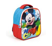 Superdiver - Sac à dos enfant Mickey Mouse - Licence officielle Disney - Idéal pour l’école et la maternelle - Parfait pour filles et garçons - Couleur multicolore - Dimensions : 24x20x10 cm