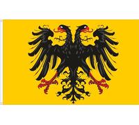 SUPERDRAPEAU DU SACRE EMPIRE GERMANO ROMAIN. VERSION TARDOMEVIEVAL. S.XV-XVI. Qualité Satin Premium 120 g. Taille géante 250 x 150 cm