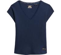 Superdry 100% Coton Essentiel T-shirt à encolure carrée Manches courtes