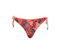 Superdry 30-Swimwear Bas de Bikini, Corail imprimé mélangé, S Femme