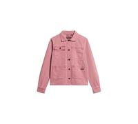 Superdry 4 Pocket Chore Jacket A1-Veste décontractée, Rose poudré (Dusty Rose), 38 Femme