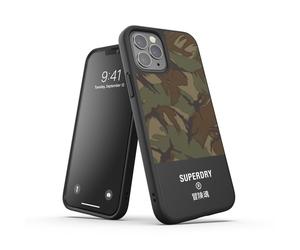 SuperDry 42588 coque de protection pour téléphones portables 15,5 cm (6.1 ) Housse Camouflage, Vert Apple (brand) iPhone 12/12 Pro