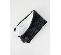 Superdry Tweed Cable Snood Écharpe tricotée, Noir/Vert, Taille Unique Femmes