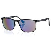 Superdry Ace Soleil Caoutchouté Noir Avec Multicouche Miroir Verres 004