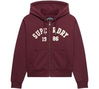 Sweatshirt Ã capuche zippÃ©e femme Superdry Athletic Essential Rouge S