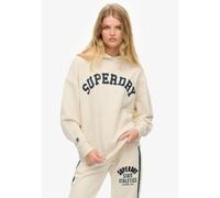 Superdry - Ath Ess Relaxed Hood - Sweatshirt à capuche femme Desert Bone Off White - XL