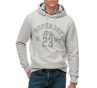 Superdry Athletic ESS Hoodie Sweater, Cadet Grey Marl, S Men's