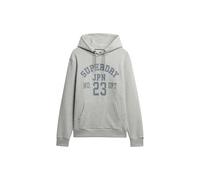 Superdry Athletic ESS Hoodie Sweater, Cadet Grey Marl, XXL Men's