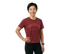 T-shirt ample femme Superdry Athletic Essentials Rouge L