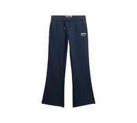 Superdry Athletic Essentials Pantalon de jogging évasé pour femme, Bleu marine vif, 38
