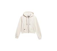 Superdry Athletic Tonal Full Zip Sweatshirt Blanc L Femme