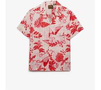 Superdry Beach Printed Short Sleeve Shirt bleu FR 38 (EU 36)