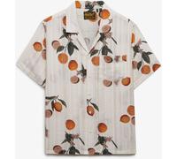 Superdry Beach Printed Short Sleeve Shirt crème FR 44 (EU 42)