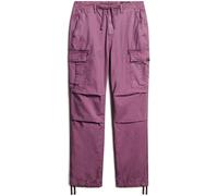 Superdry Berry Conserve Low Rise Para Cargo 100% Cotton Trousers
