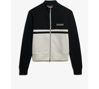 Superdry Black Athletic Essentials Zip Through Track Jacket