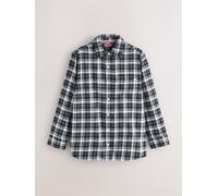 Superdry Black Check Flannel Boyfriend Shirt Black 10