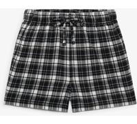 Superdry Black Ecru Check Cotton Elastic Shorts Black Ecru Check EU 38 (UK 10)