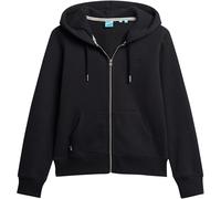 Superdry Black Essential Logo Zip Hoodie
