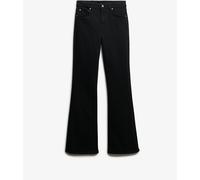 Superdry Black High Rise Flare Jeans