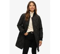 Superdry Black Longline Quilted Liner Jacket