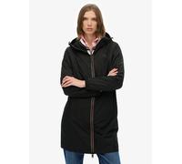 Superdry Black Longline Tri Windbreaker Jacket