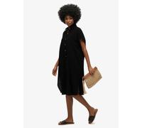 Superdry Black Oversized Midi Shirt Dress Black 8