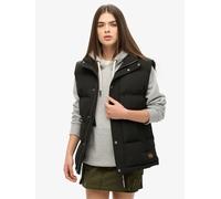 Superdry Black Oversized Non Hooded Everest Gilet