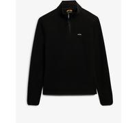 Superdry Black Polar Fleece Half Zip Jumper