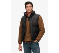 Superdry - Black Puffer Gilet - Doudoune sans manches homme Black - L
