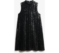 Superdry Black Sl Sequin A Line Mini Dress Black EU 38 (UK 10)