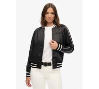 Superdry Black Suikajan Embroidered Bomber Jacket