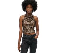 Superdry Blouse Sans Manches Cowl Halter Sequin