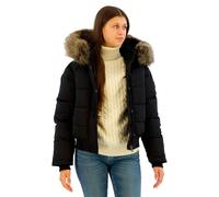 Superdry Doudoune à capuche Everest Femme Noir M