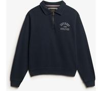 Superdry Blue Athletic Collared Half Zip Sweat Top
