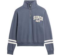 Superdry Blue Athletic Essentials Appliqué Half Zip Sweatshirt