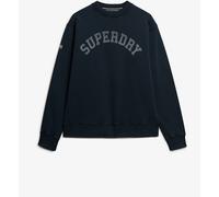 Superdry Blue Athletic Essentials Slouchy Crew Sweatshirt