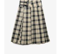 Superdry Blue Check Midi Skirt Blue EU 38 (UK 10)