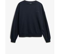 Superdry Blue Essential Logo Garment Dyed Crew Sweatshirt