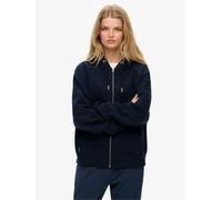 Superdry Blue Essential Logo Raglan Zip Hoodie