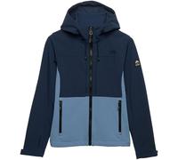 Superdry Blue Hooded Colourblock Trekker Jacket