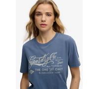 Superdry Blue Industry Workwear Relaxed T-Shirt