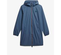 Superdry Blue Longline Tri Windbreaker Jacket