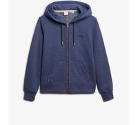 Superdry Blue Marl Essential Logo Zip Hoodie