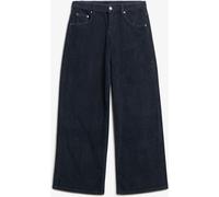 Superdry Blue Mid Rise Baggy Leg Jumbo Cord Trousers
