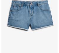 Superdry Blue Mid Rise Denim Hot Shorts Blue 32
